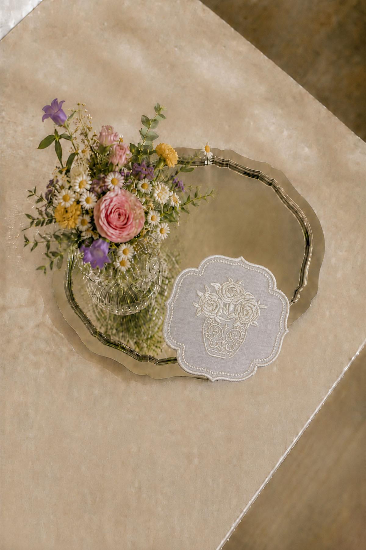 Sottobicchiere in ceramica Çini