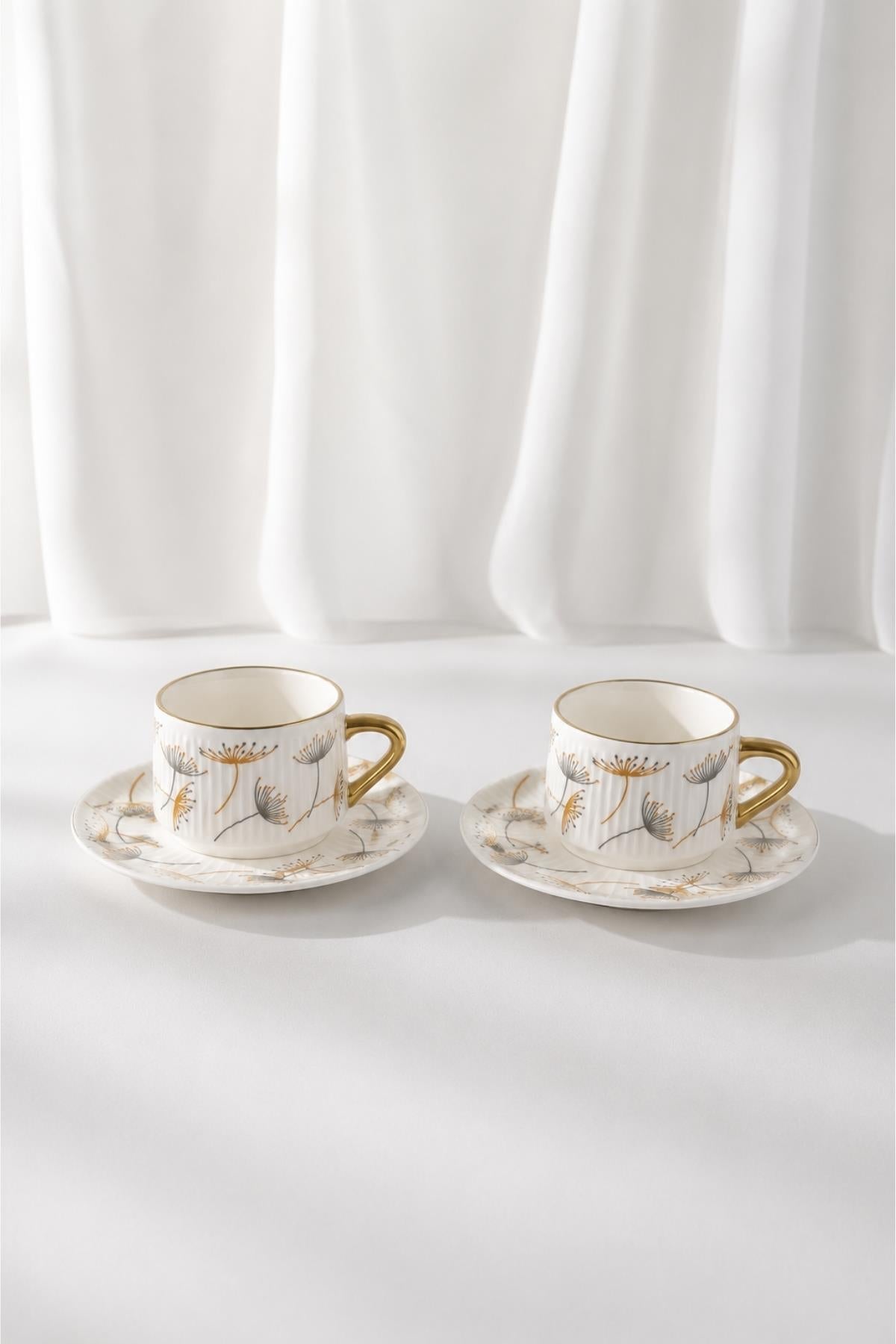 Set di 2 Tazzine da Caffè Premium Golden Whisper