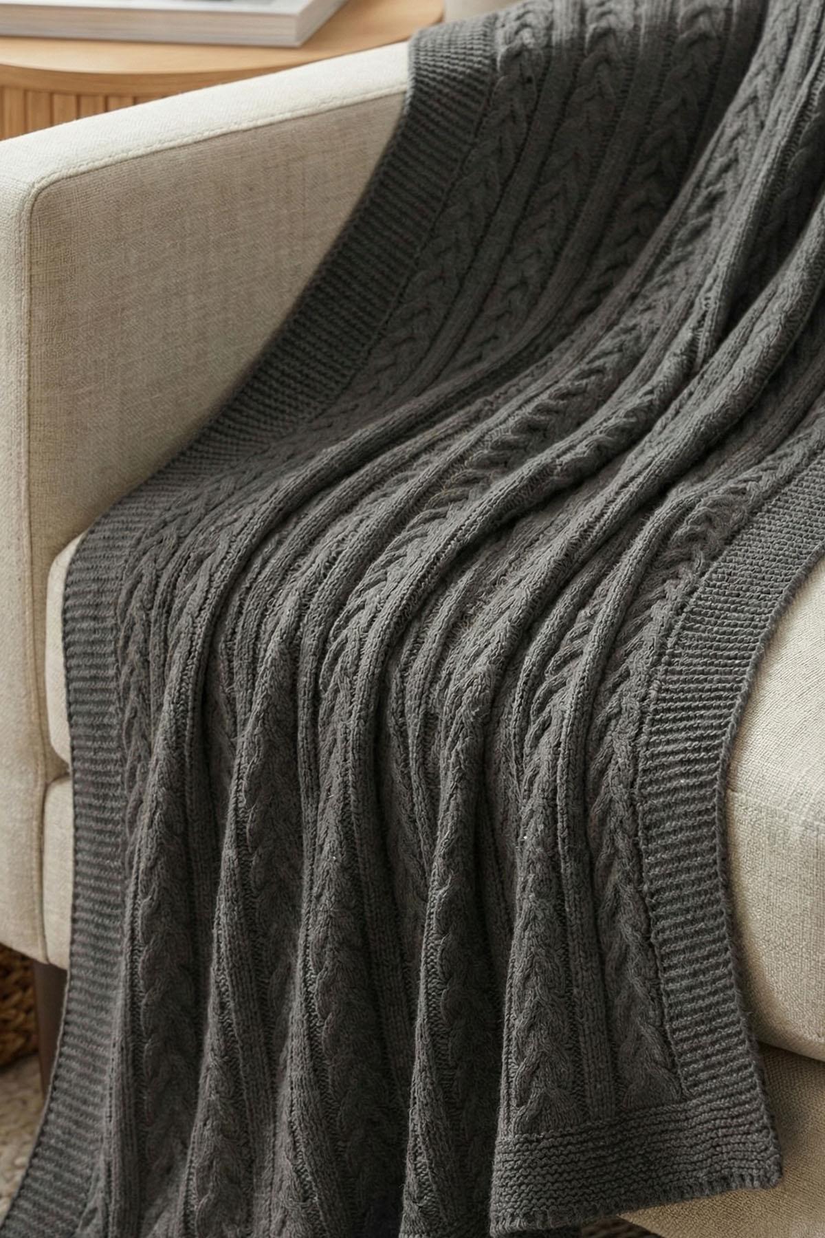 Coperta da TV in maglia Motta (130 x 150 cm)