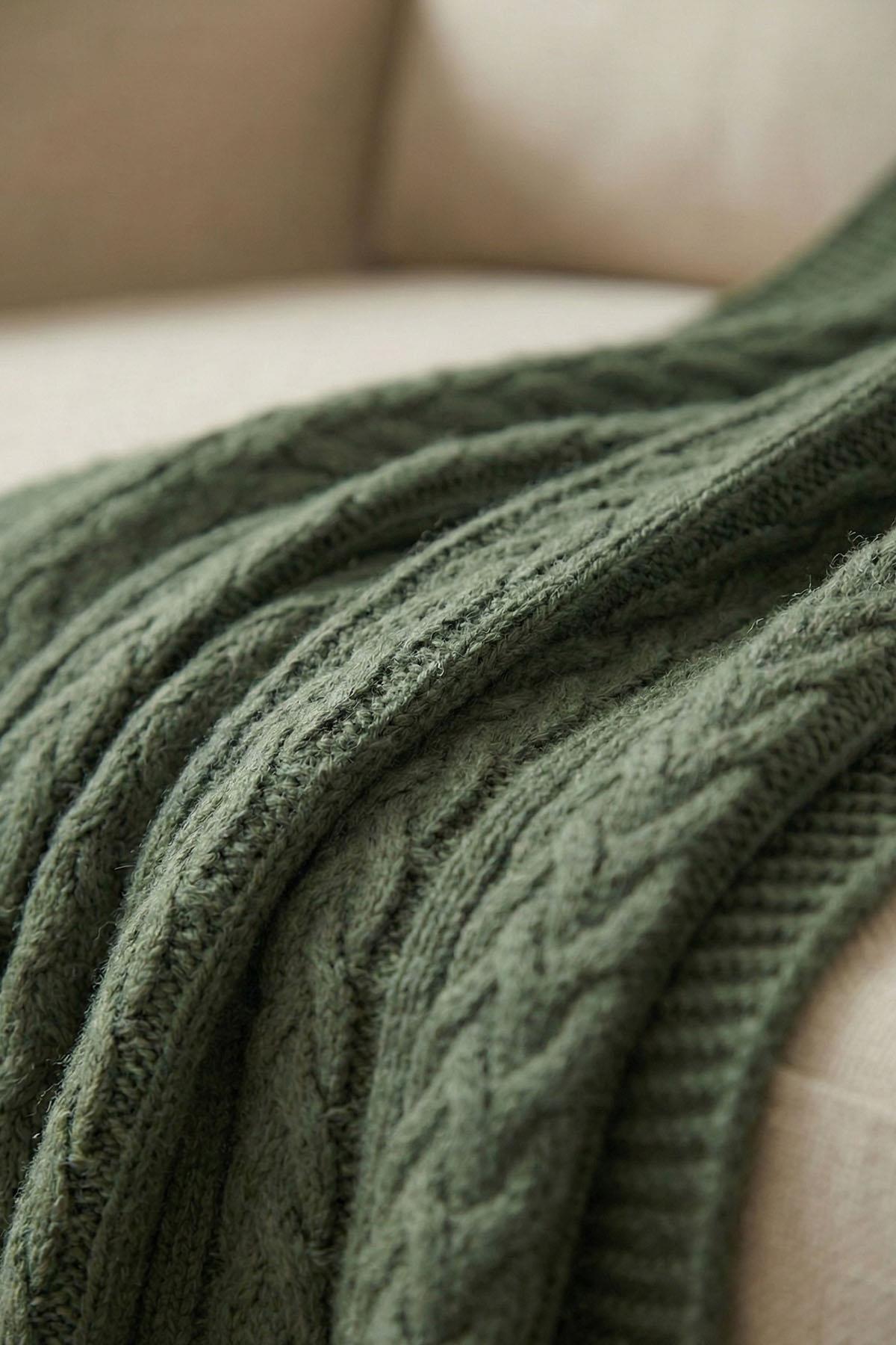 Coperta da TV in maglia Motta (130 x 150 cm)