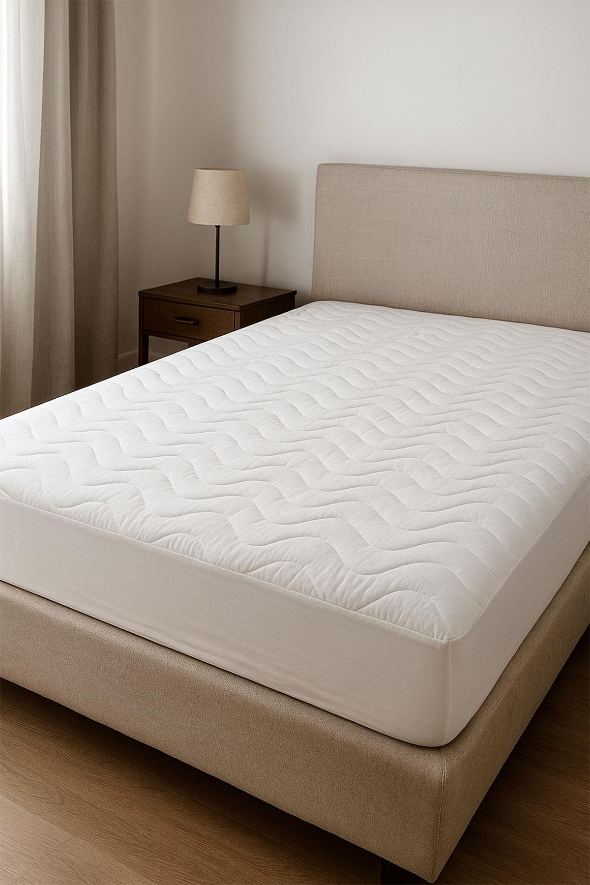 Coprimaterasso con angoli impermeabile in ranforce, King Size (180 x 200 cm)