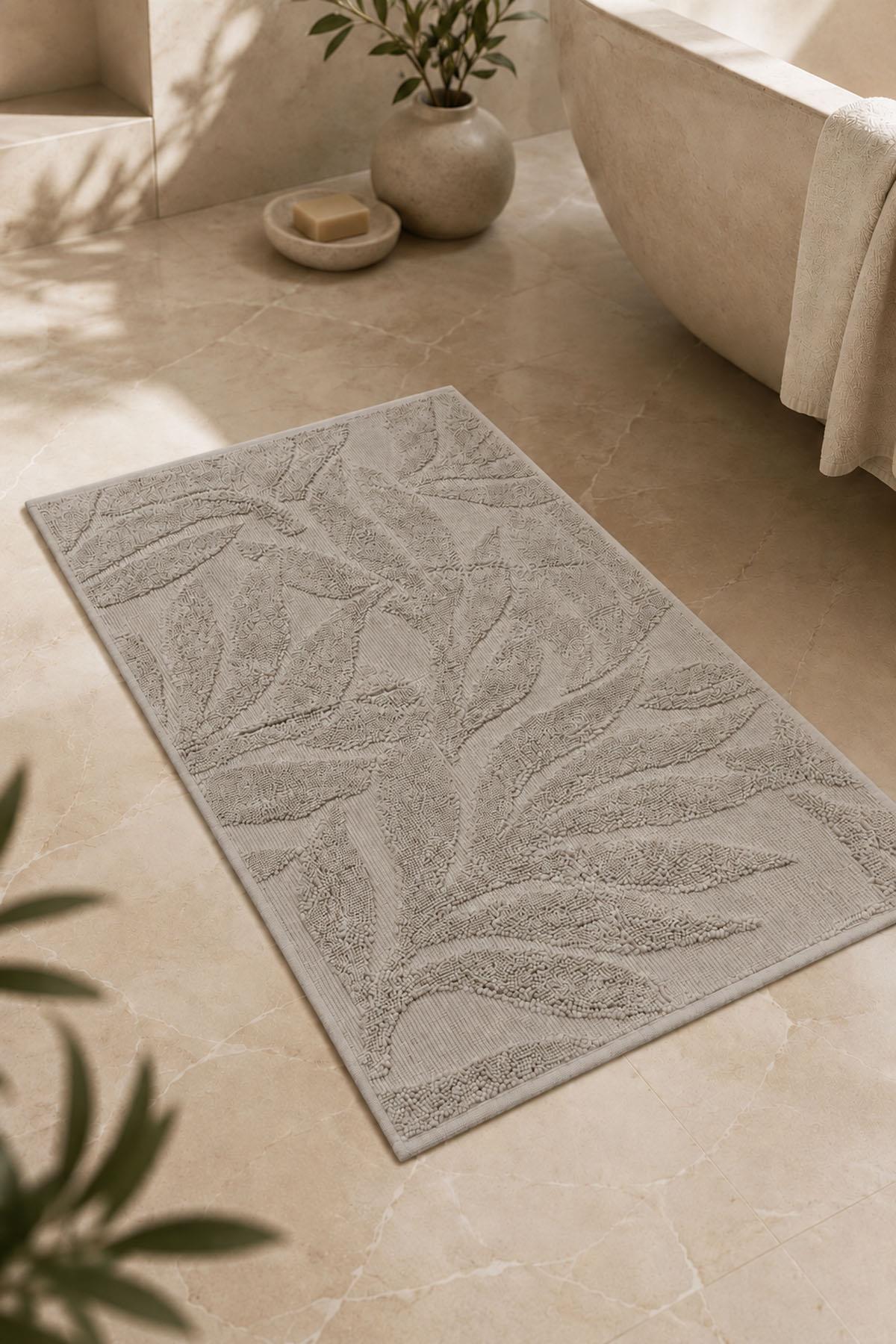 Sage Leaf Pattern Foot Towel (50 x 80 cm)