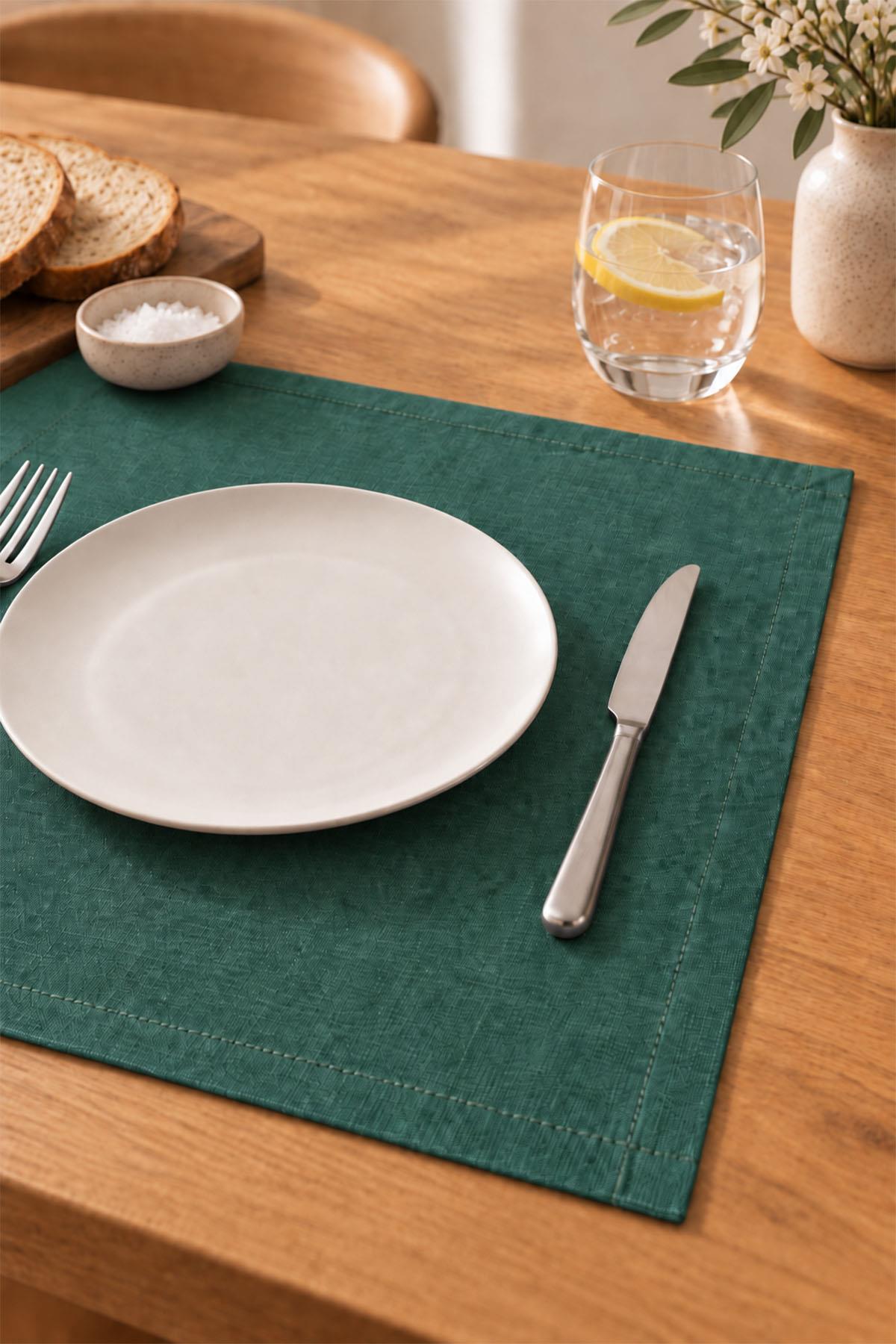 Set di 4 tovagliette Sun Flat antimacchia e facili da usare (35 x 45 cm)