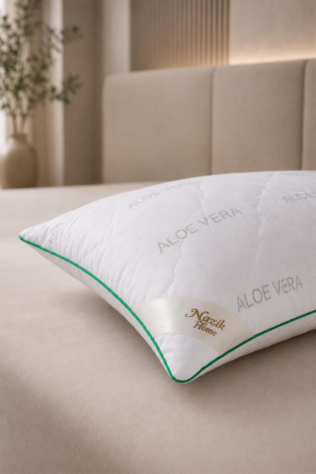 Cuscino con bordino all'Aloe Vera (50 x 70 cm) / 900 GR