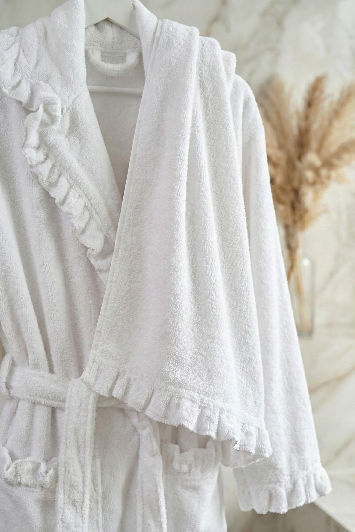 Set accappatoio in cotone da donna Marla