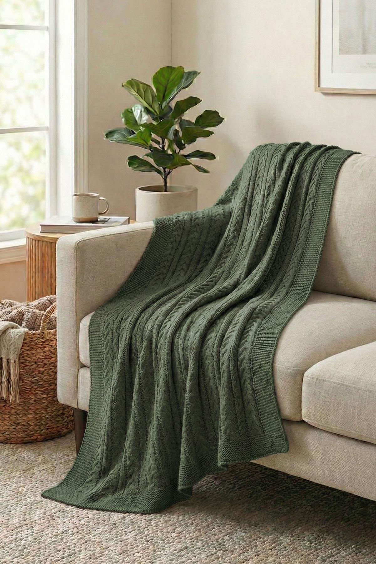 Coperta da TV in maglia Motta (130 x 150 cm)