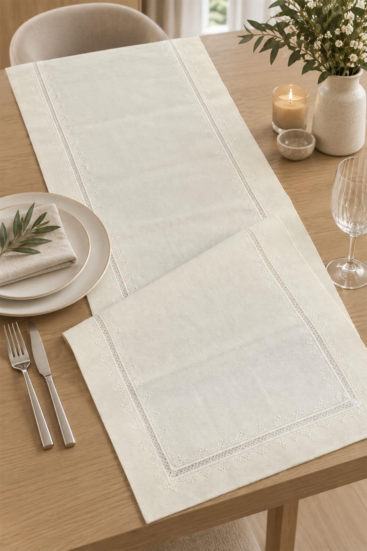Tappeto Sena ricamato, resistente alle macchie e di facile manutenzione (40 x 140 cm)