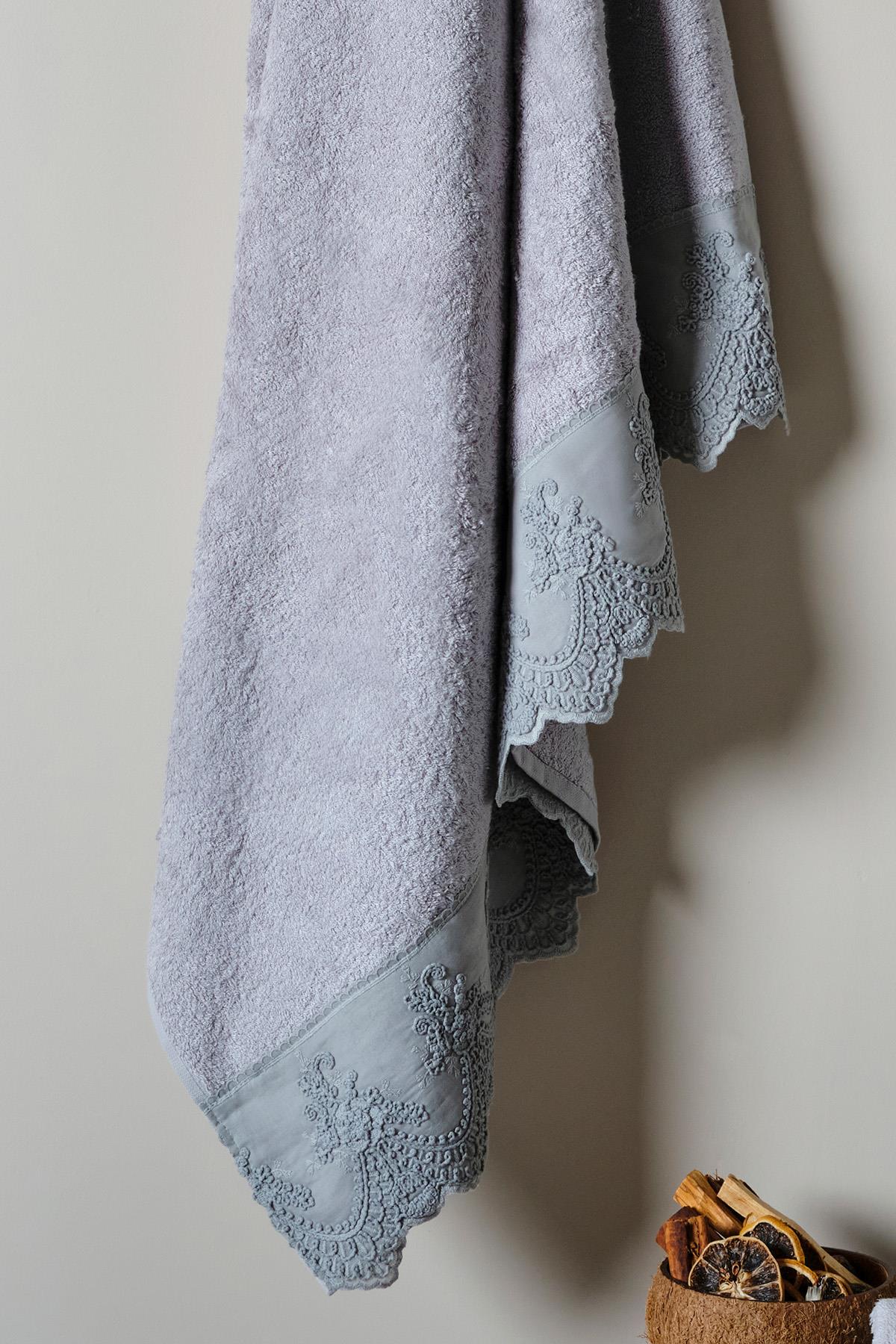 Asciugamano da viso con ricamo Tual (30 x 50 cm)